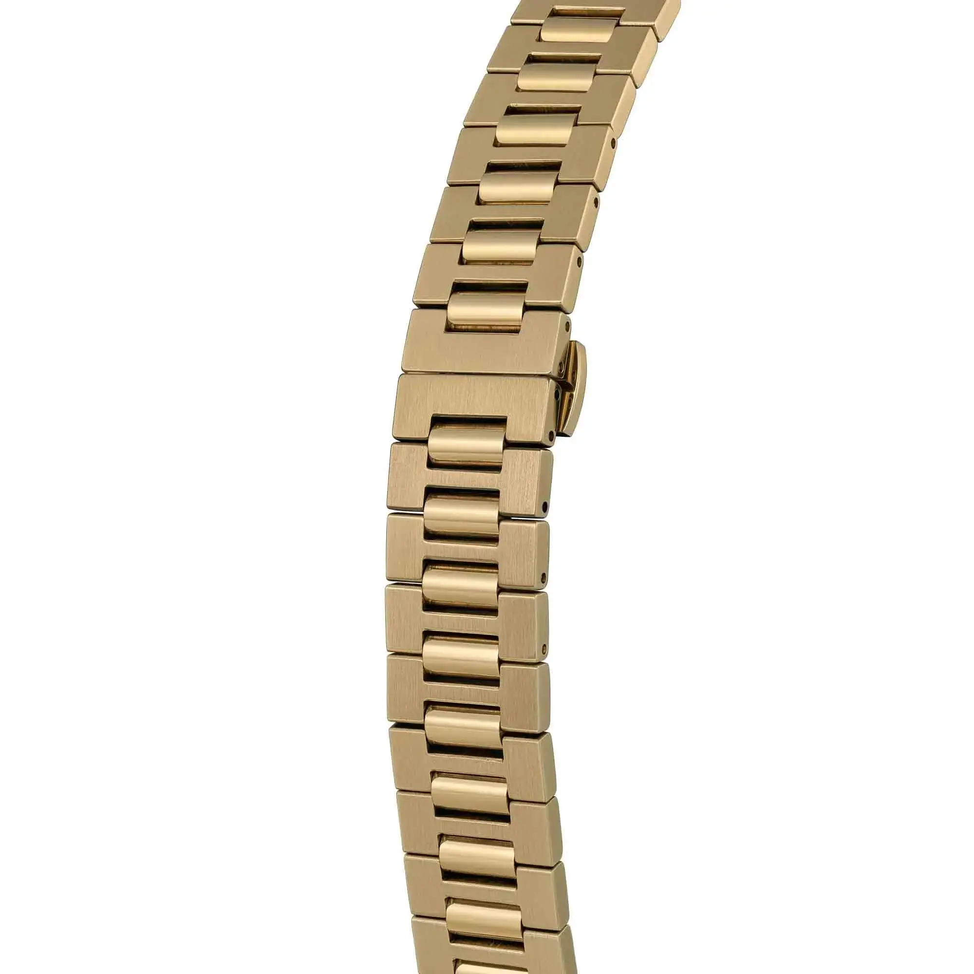 Goldfarbene Modeuhr Schweizer Uhrwerk