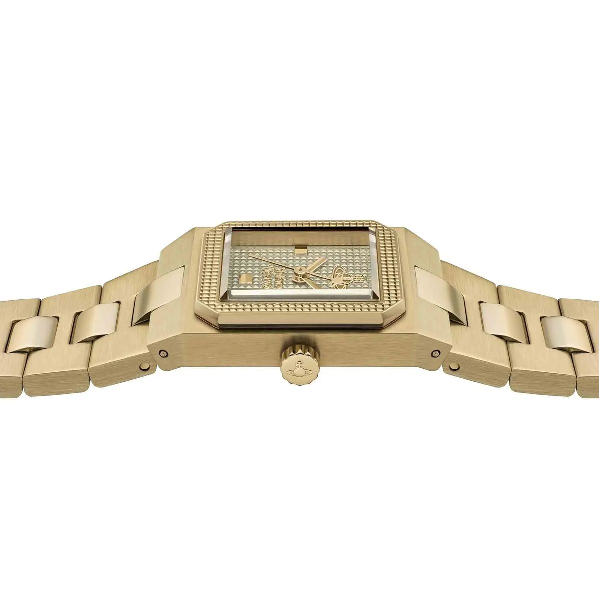 Elegante goldfarbene Damenuhr