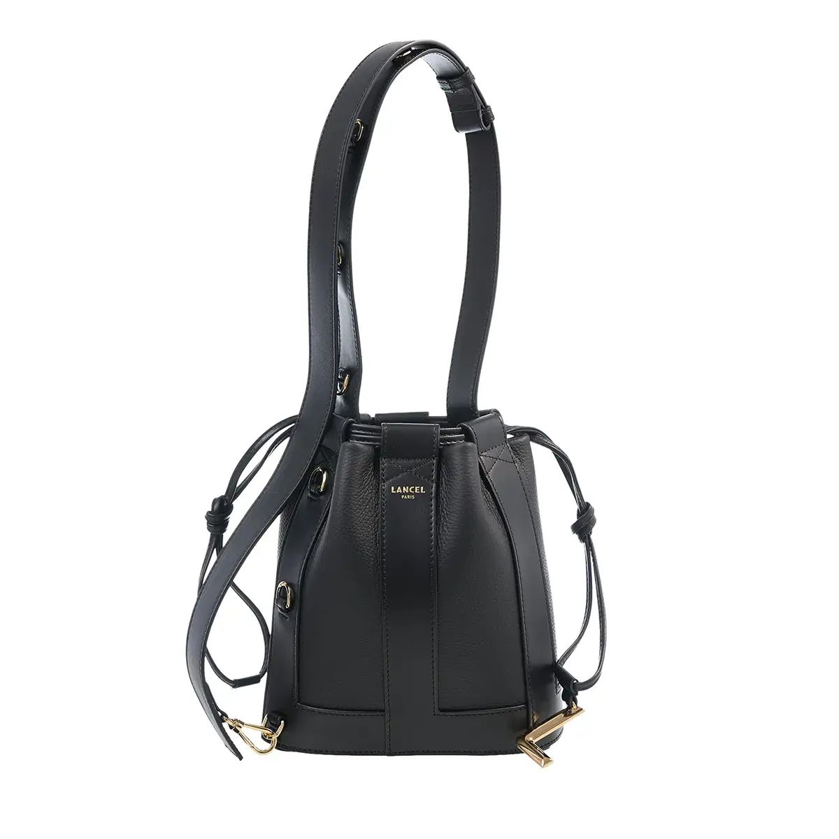 Beuteltasche aus genarbtem Leder