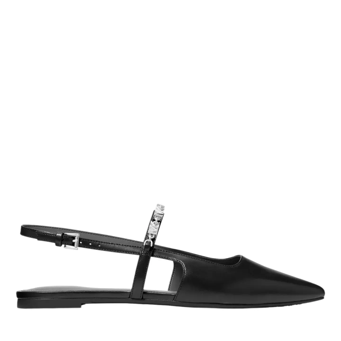 Elegante Slingpantolette mit spitzer Zehenpartie