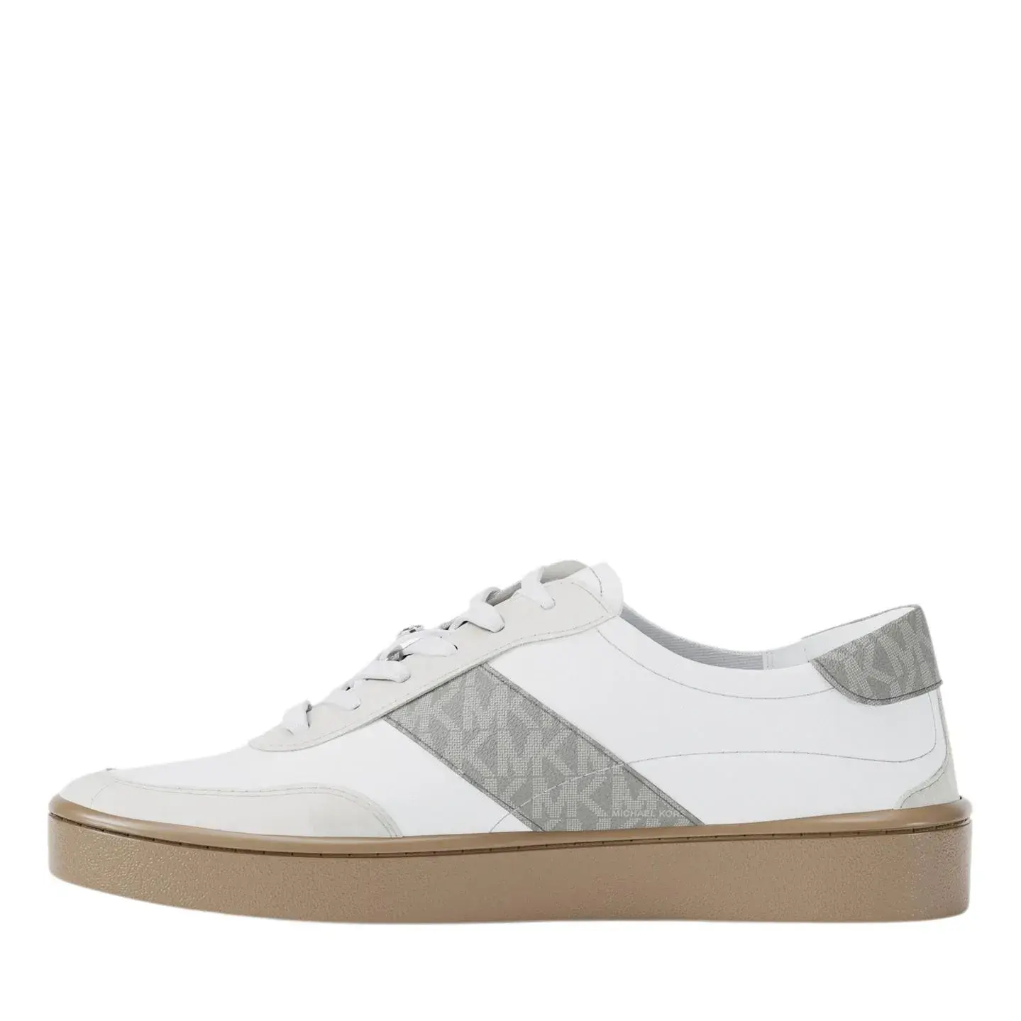Michael Kors weiße Plateau-Sneakers