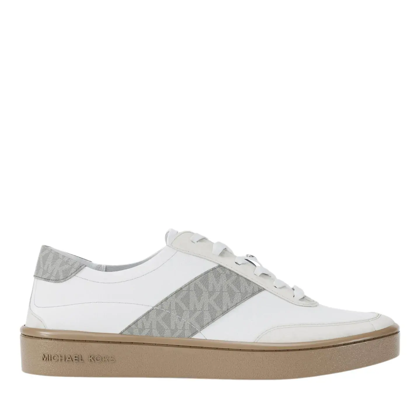 Michael Kors weiße Plateau-Sneakers