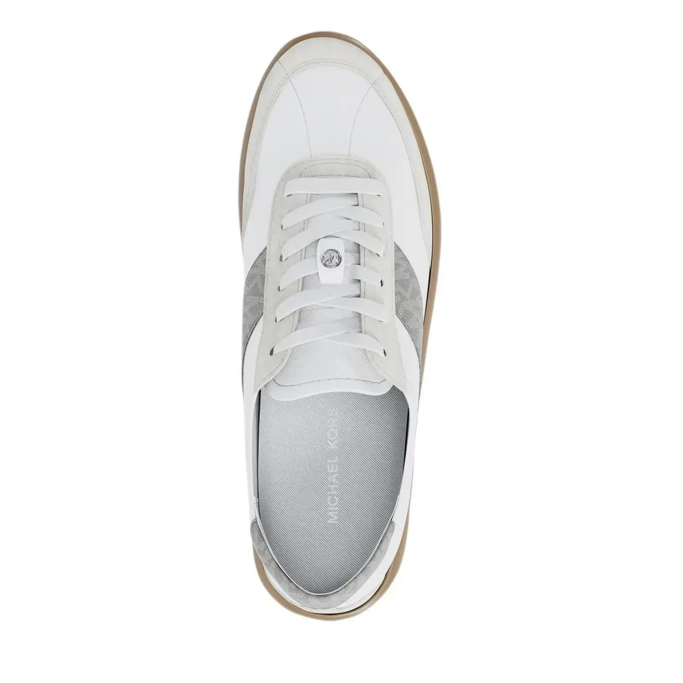 Michael Kors weiße Plateau-Sneakers