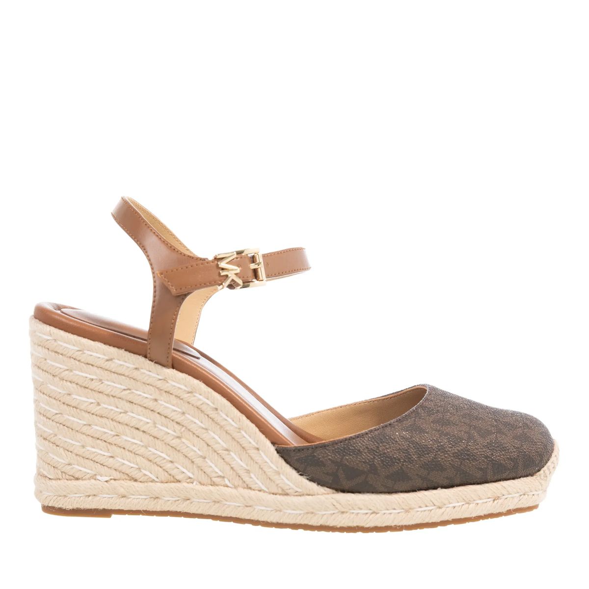 Espadrille Wedgesandalen mit Knöchelriemen