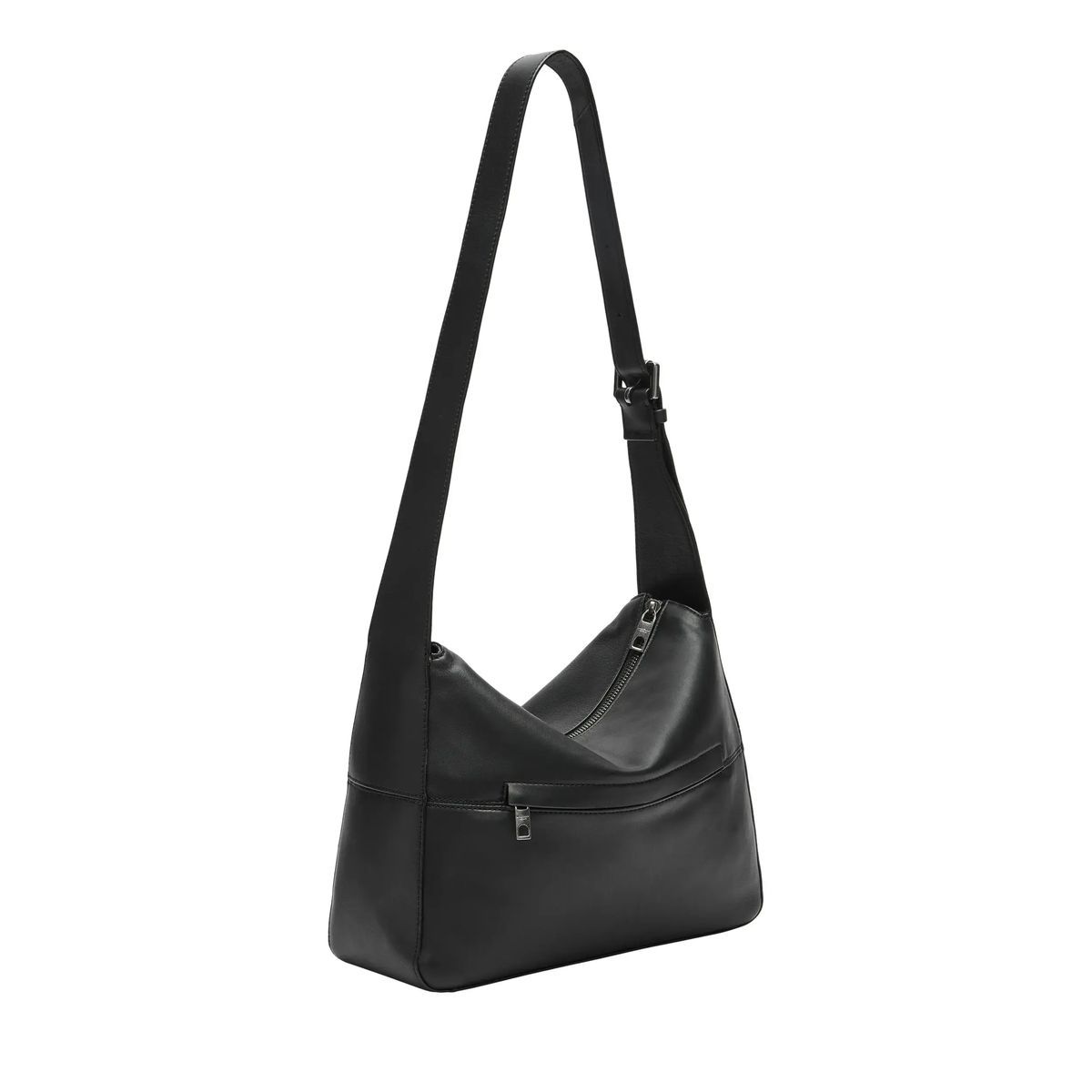Elegante Hobo-Schultertasche aus Leder