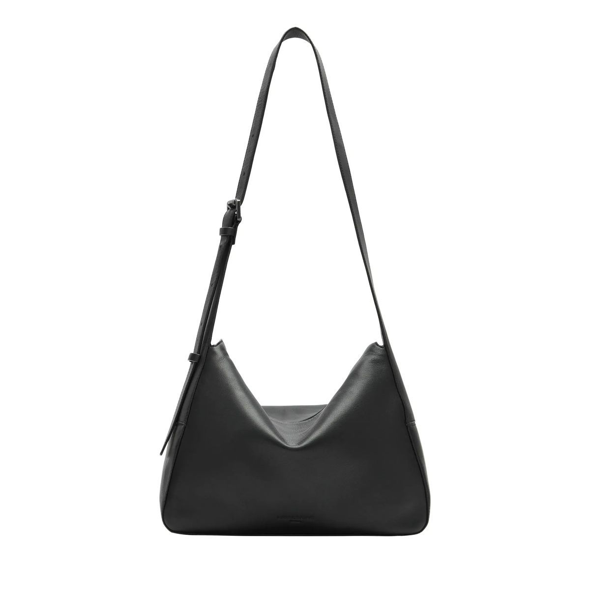 Elegante Hobo-Schultertasche aus Leder