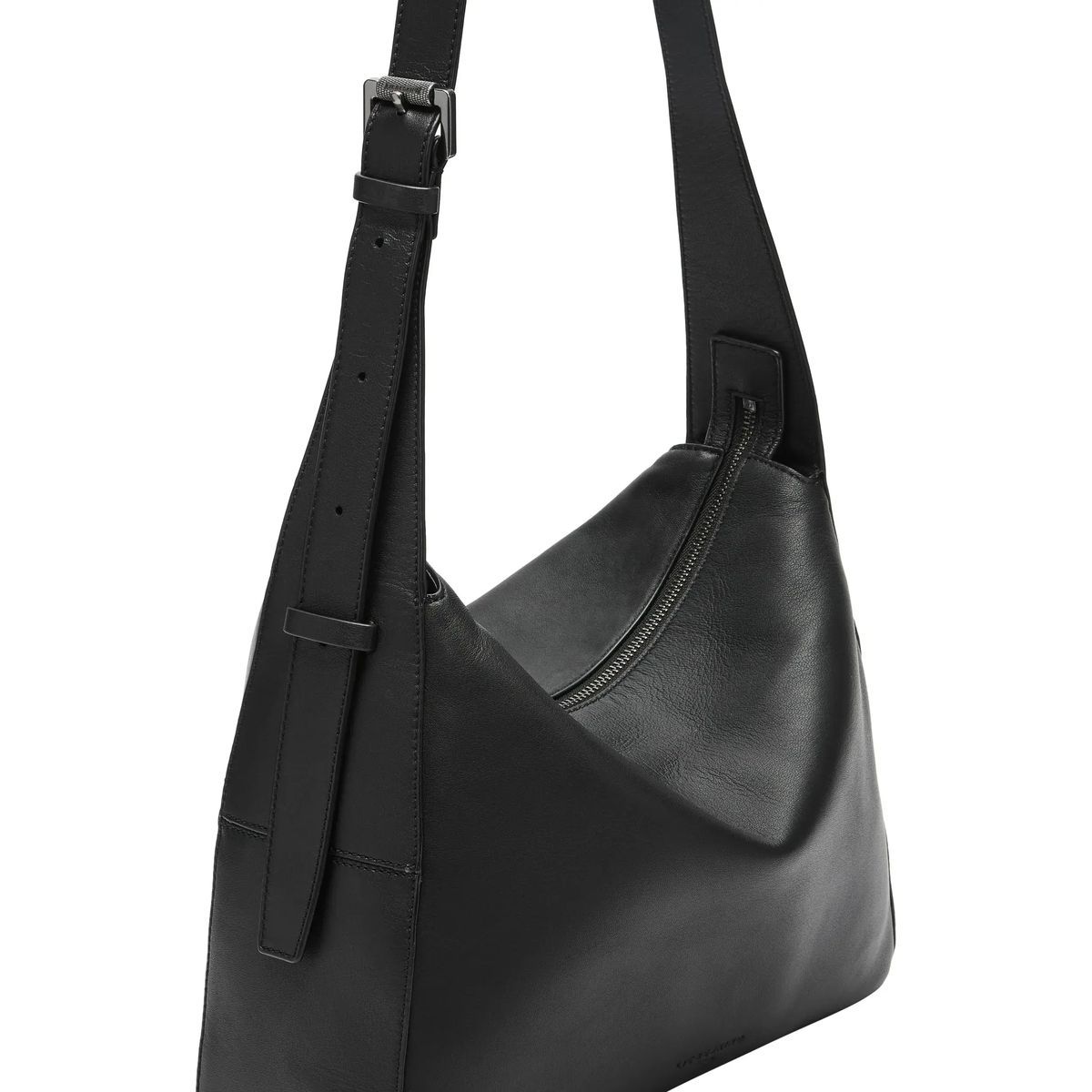 Elegante Hobo-Schultertasche aus Leder