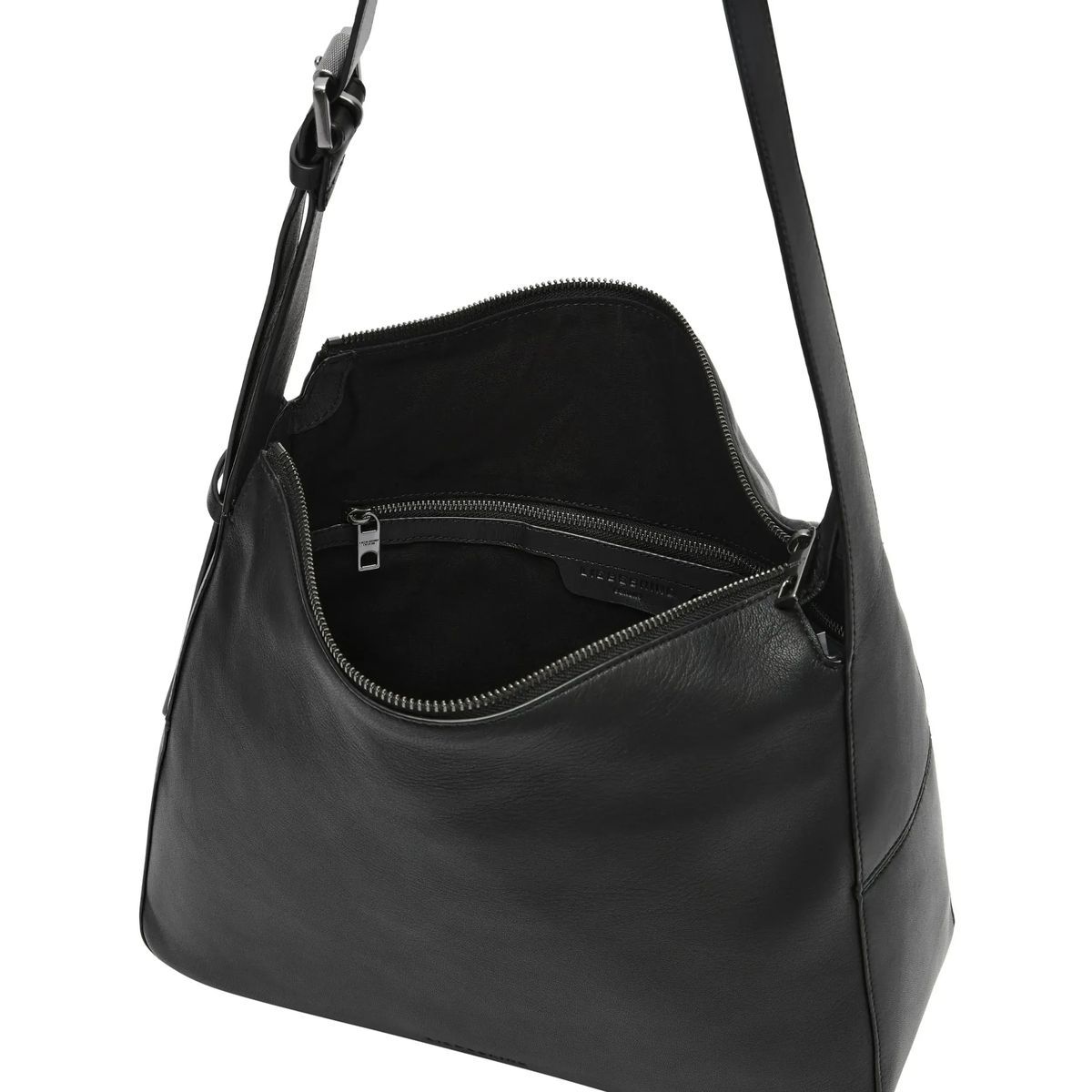 Elegante Hobo-Schultertasche aus Leder