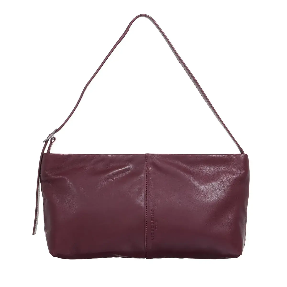 Leder Schulter Baguette Tasche