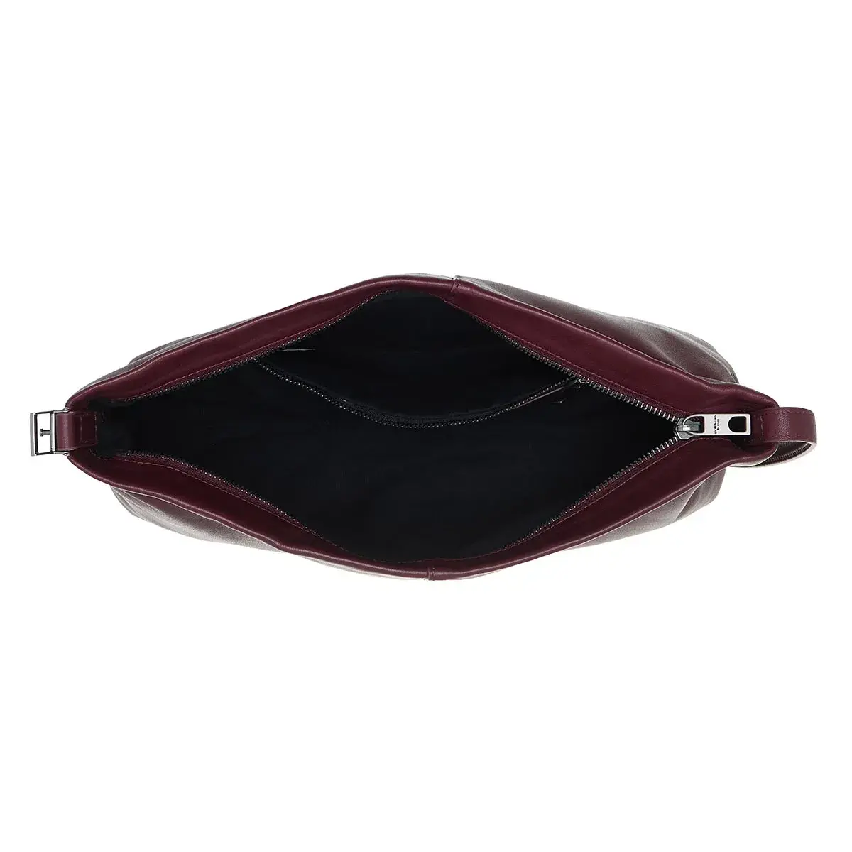 Leder Schulter Baguette Tasche