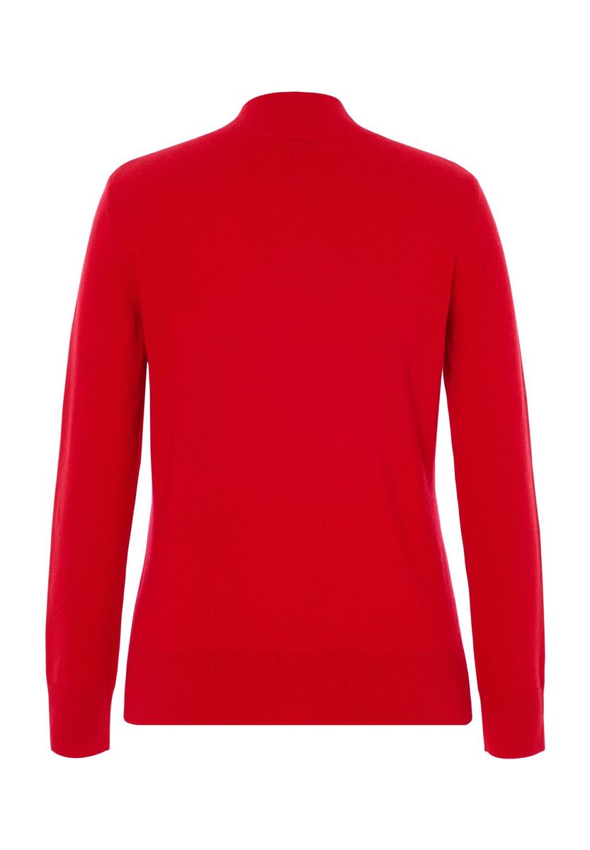 GALERIA Seide-Kaschmir Pullover "Rom", Stehkragen, für Damen, rot, 34