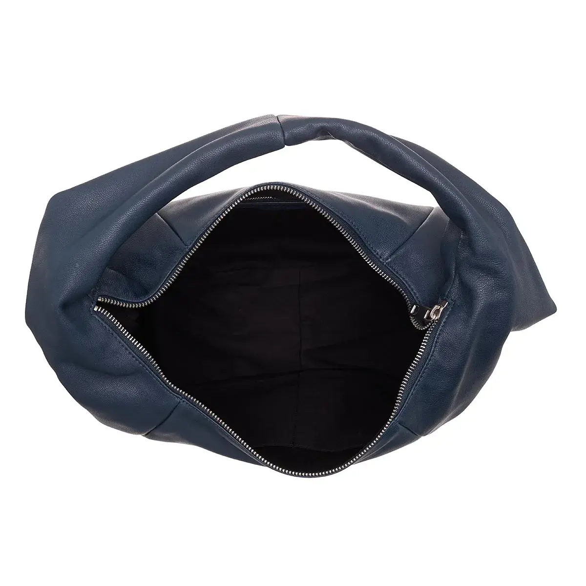 Klassische Hobo-Schultertasche aus Leder