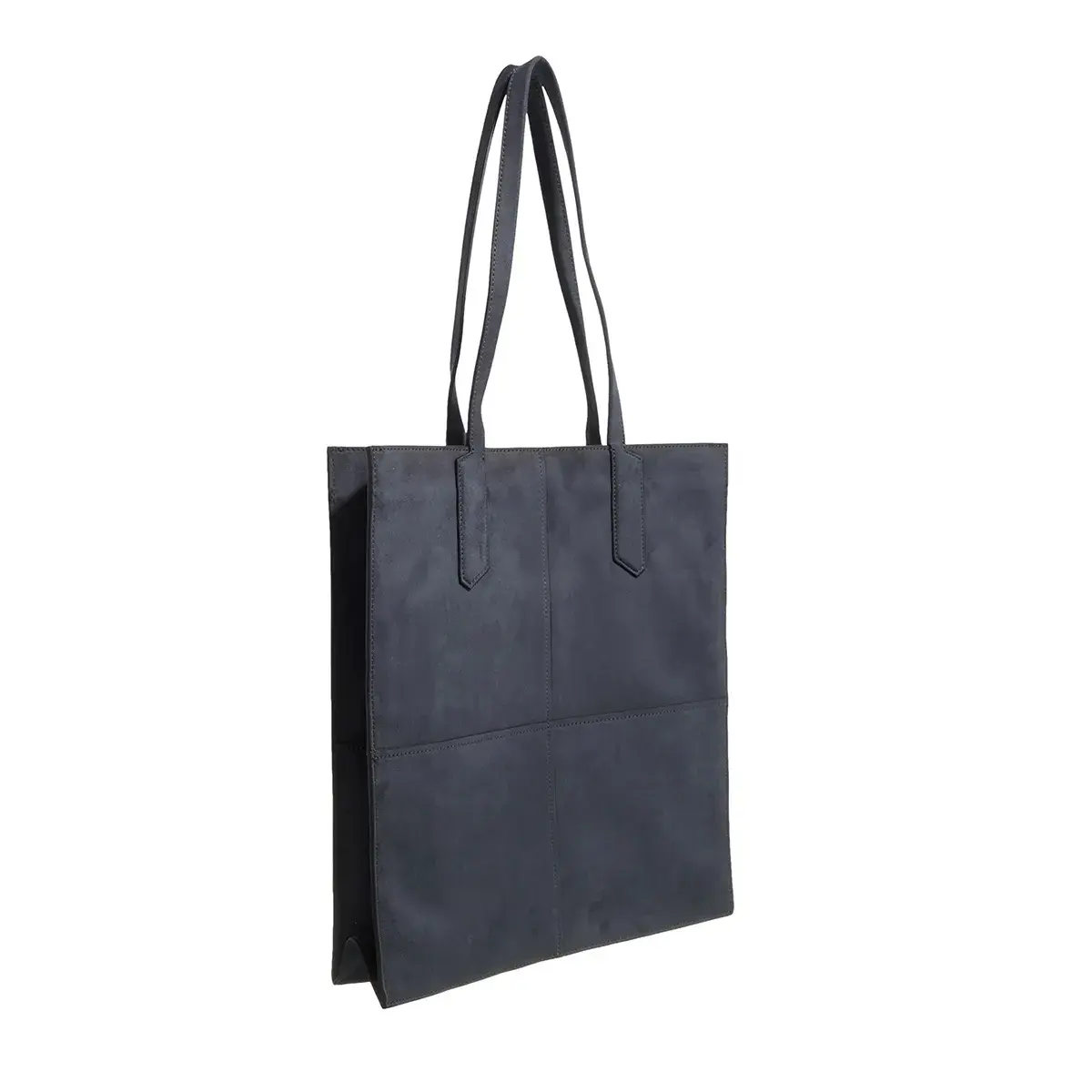 Strukturierte Tote Bag aus veganem Leder