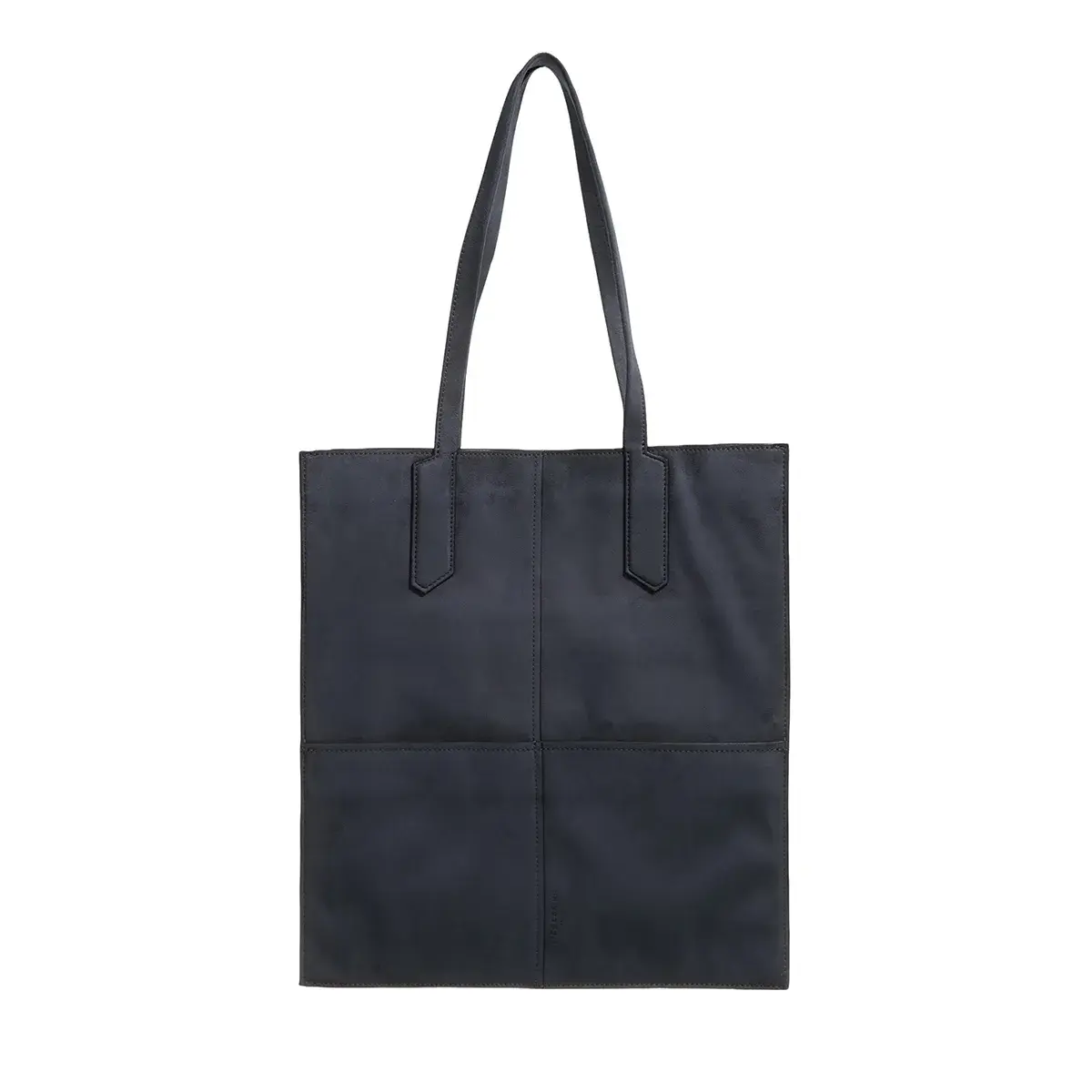Strukturierte Tote Bag aus veganem Leder