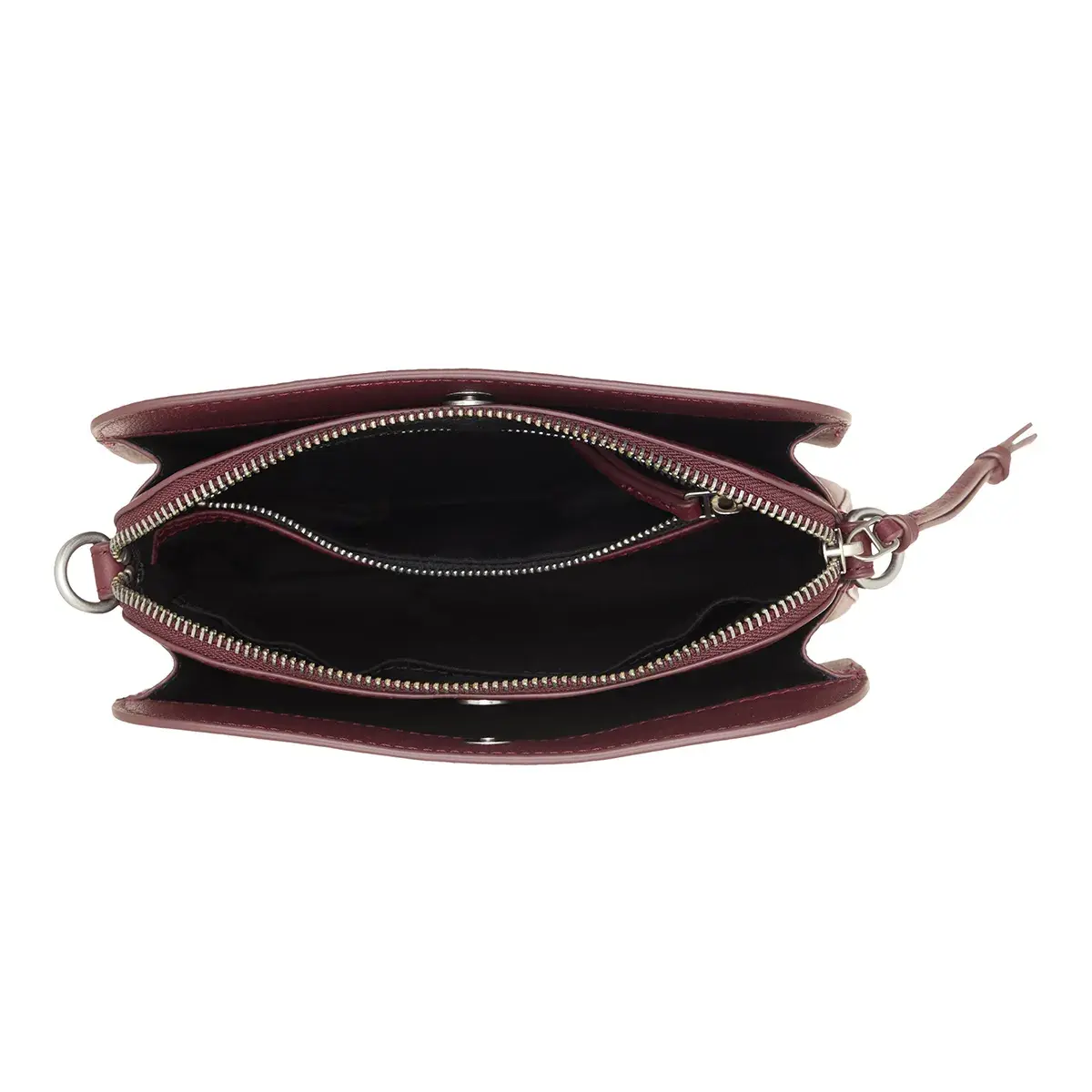Minimalistische Leder Umhängetasche