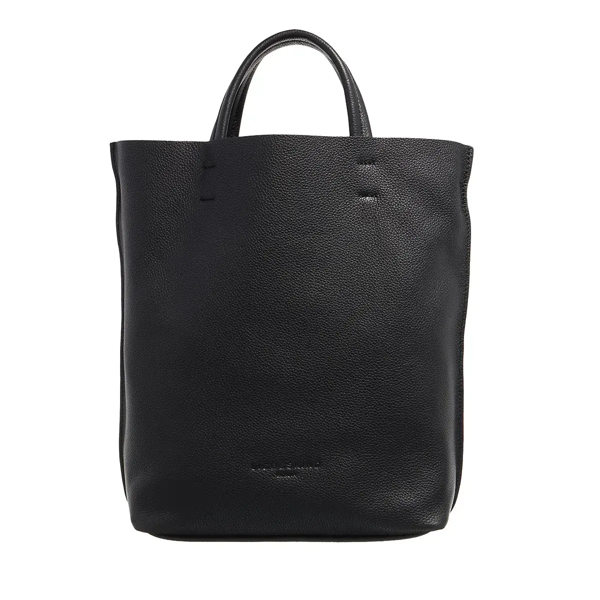Elegante Handtasche aus genarbtem Leder