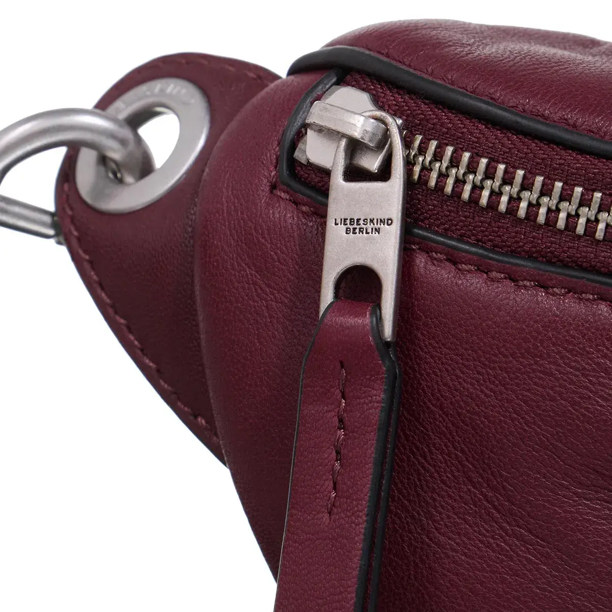 Leder-Bauchtasche mit verstellbarem Riemen