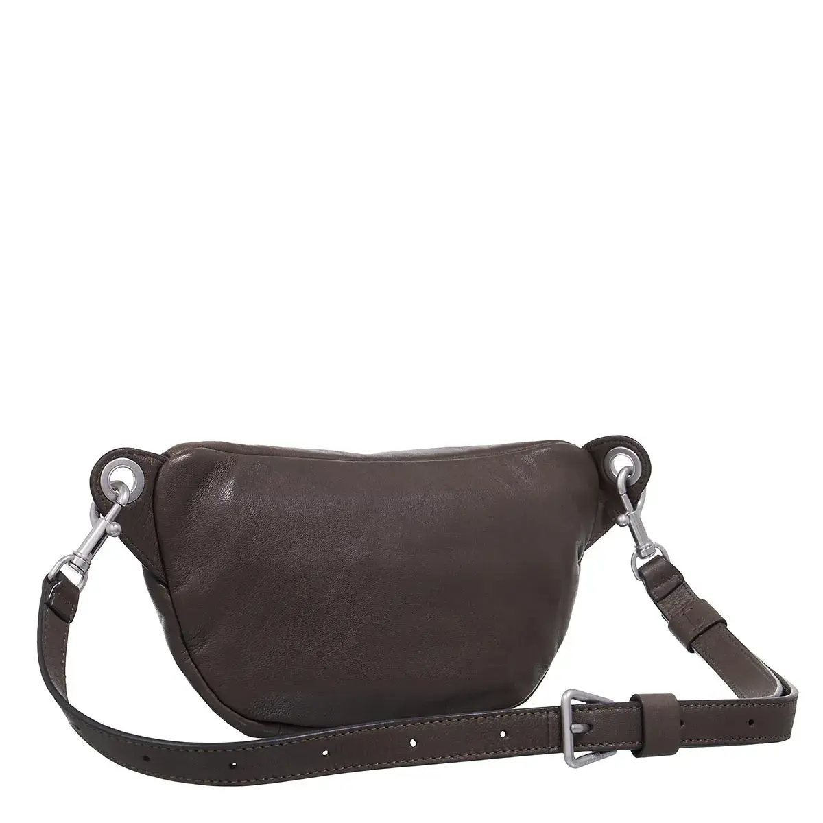 Braune Gürteltasche aus Leder