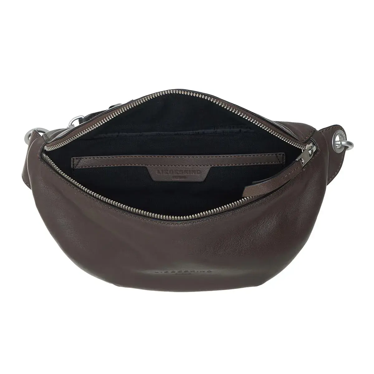 Braune Gürteltasche aus Leder