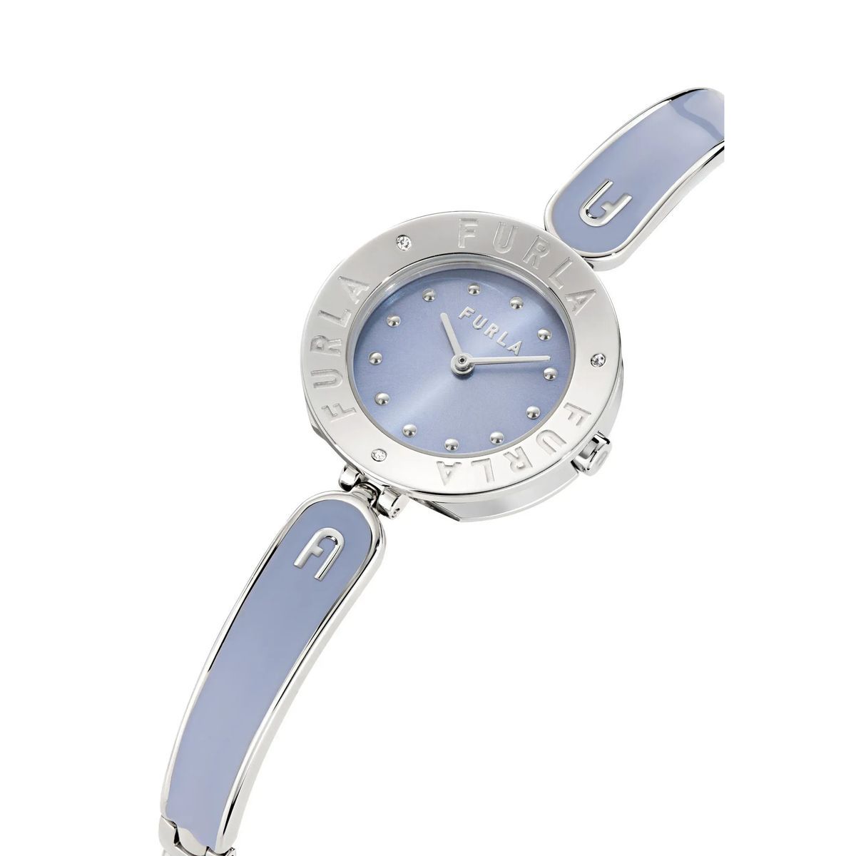 Furla Essential Hellblaue Damenuhr