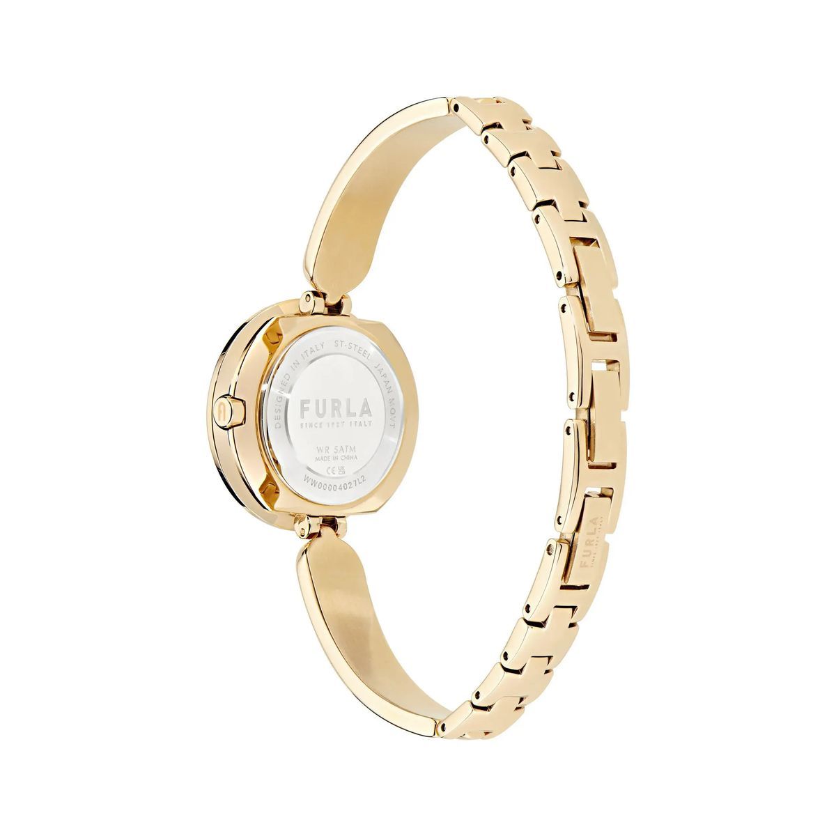 Elegante Goldfarbene Uhr mit schwarzem Zifferblatt