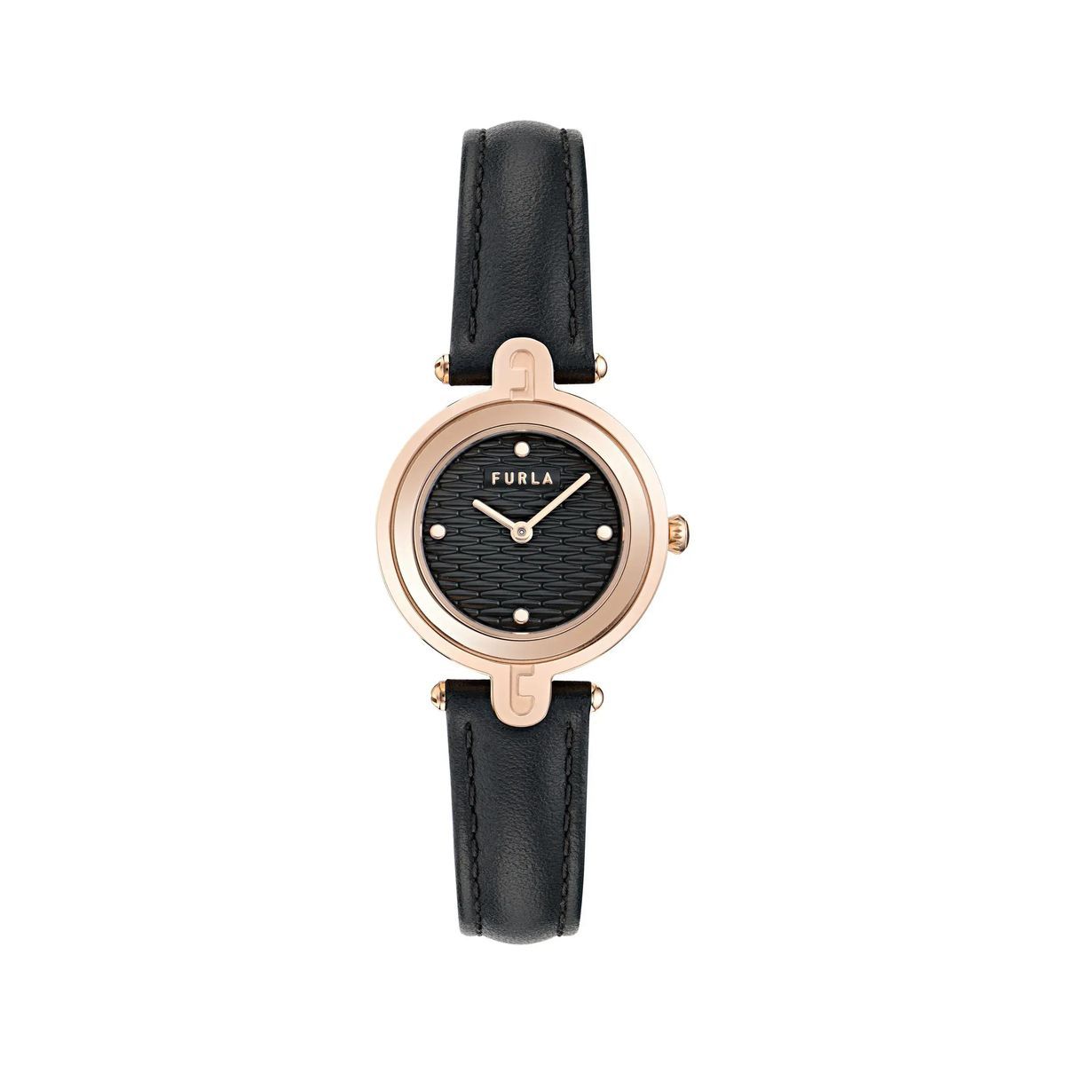 Elegante Minimalistische Uhr mit Lederarmband