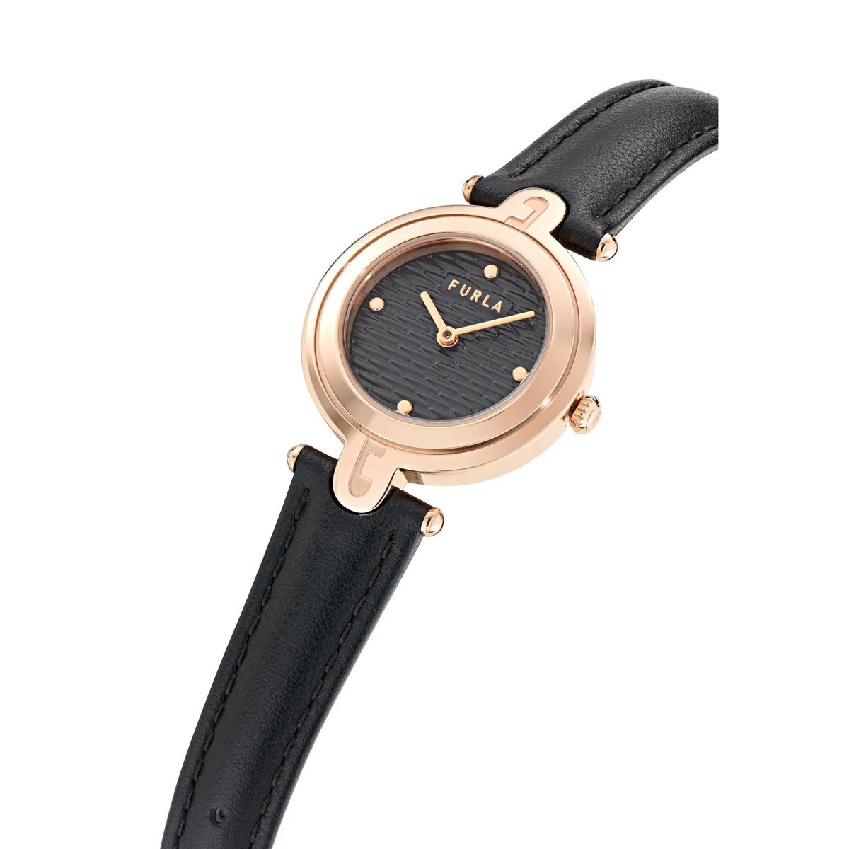 Elegante Minimalistische Uhr mit Lederarmband