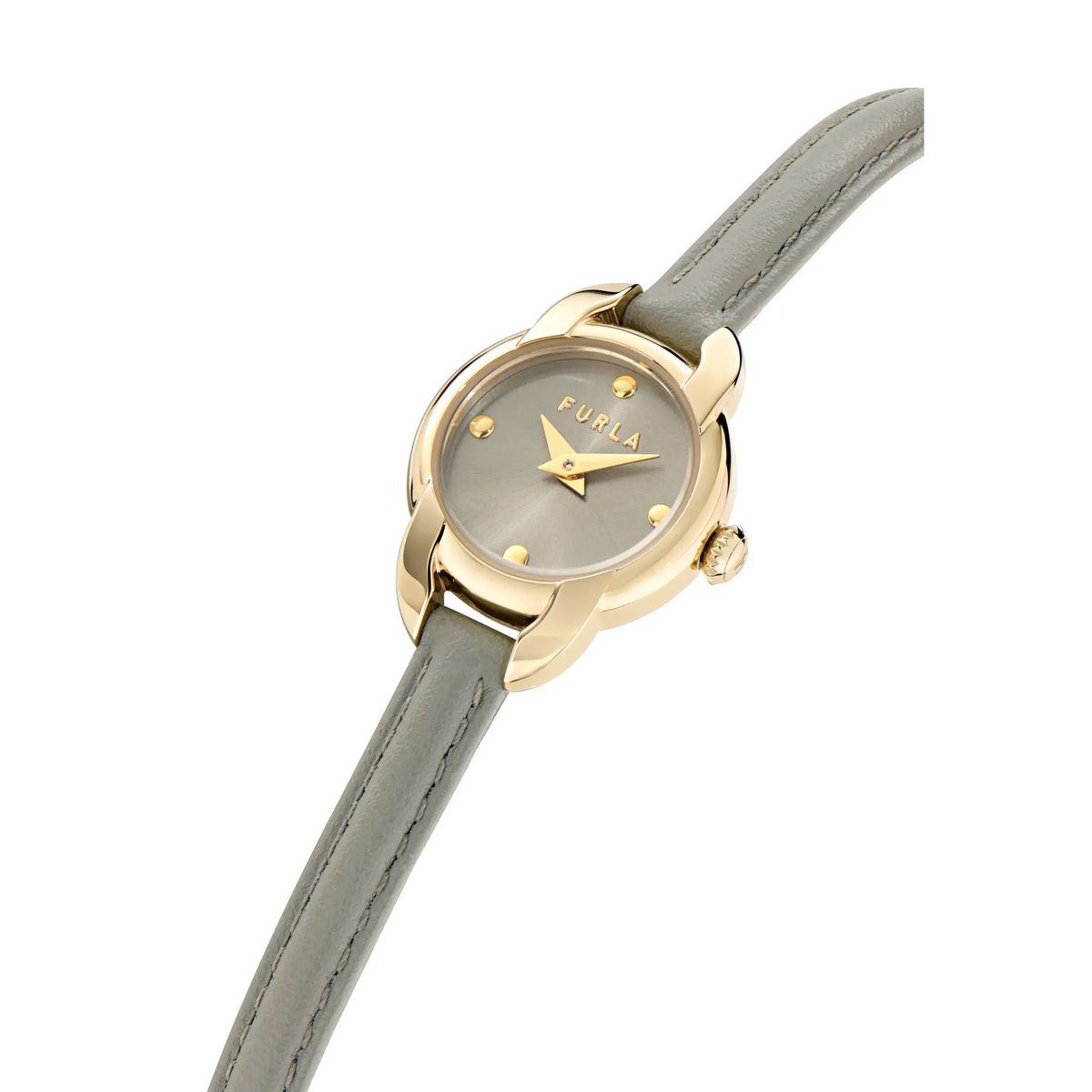 Elegante Mini Uhr mit Lederarmband