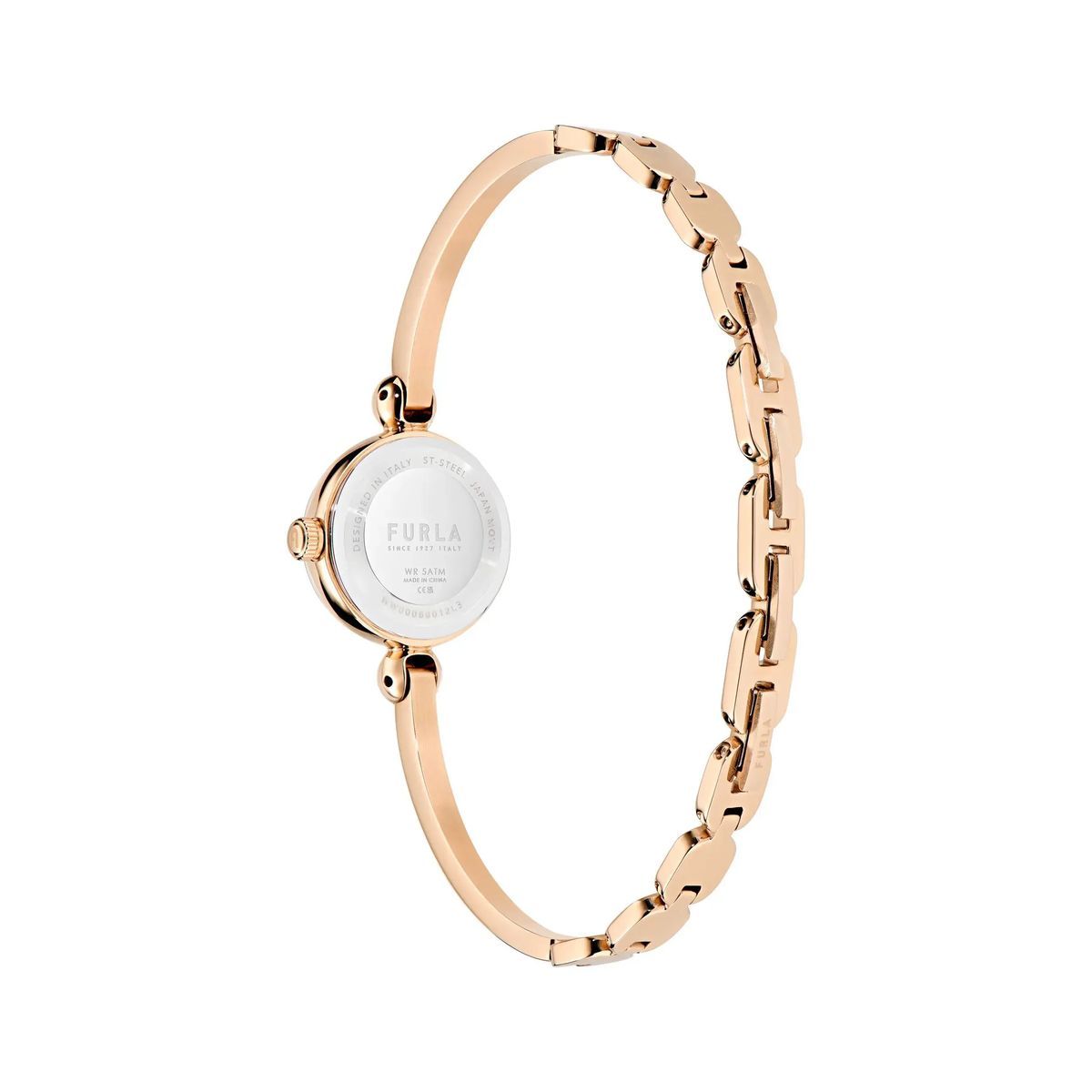 Roségoldene Armreif-Uhr Miasfera
