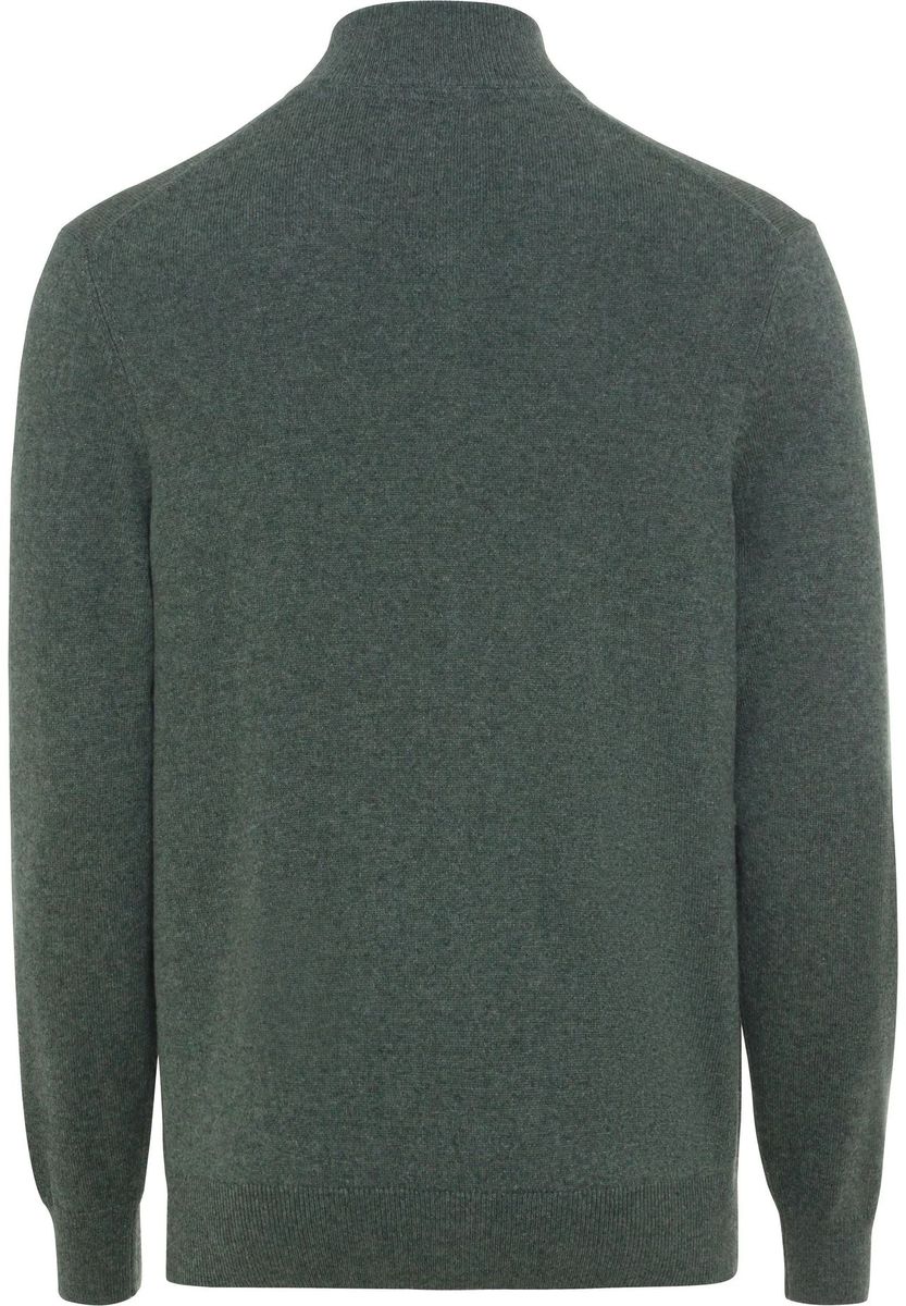 Herren Strickjacke mit Stehkragen und Reißverschluss