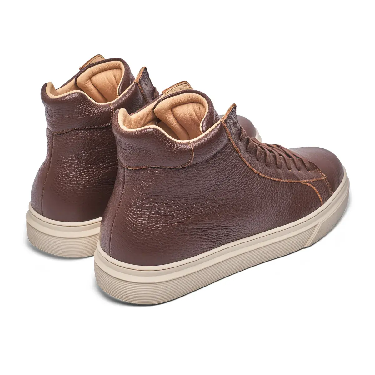 Leder High-Top Freizeit Sneaker