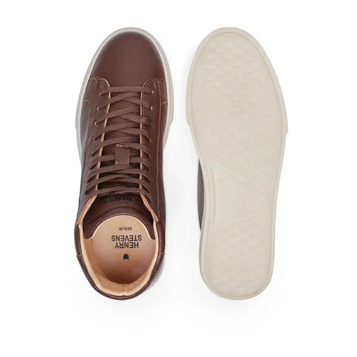 Leder High-Top Freizeit Sneaker