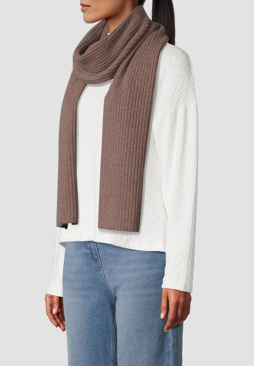 Kaschmirschal mit Rippstruktur Unisex