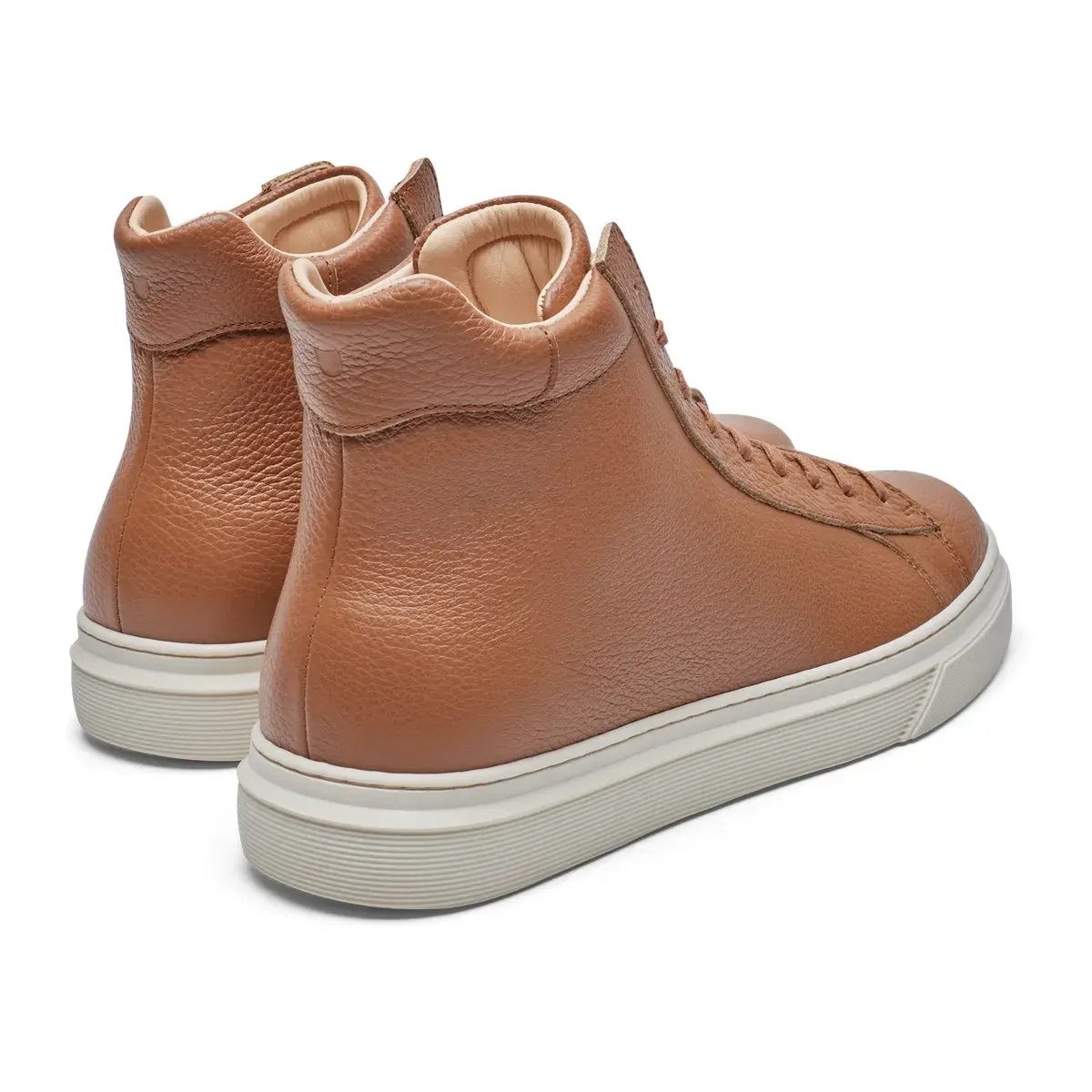 Leder High-Top Mode Sneaker