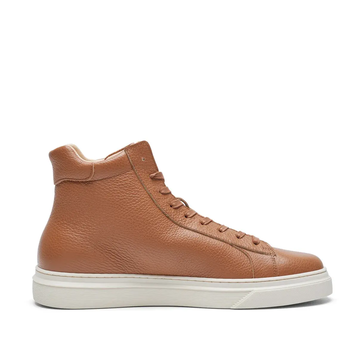 Leder High-Top Mode Sneaker