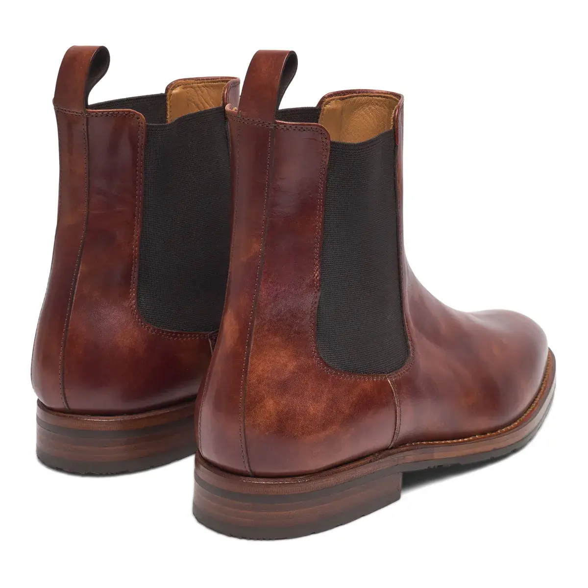 Klassische Chelsea-Stiefeletten aus Leder