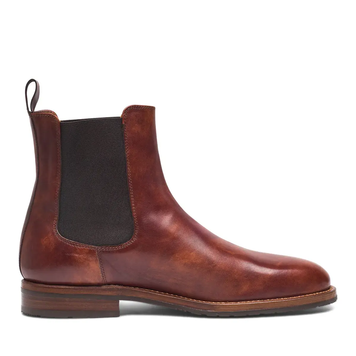 Klassische Chelsea-Stiefeletten aus Leder