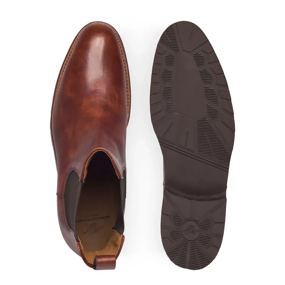 Klassische Chelsea-Stiefeletten aus Leder