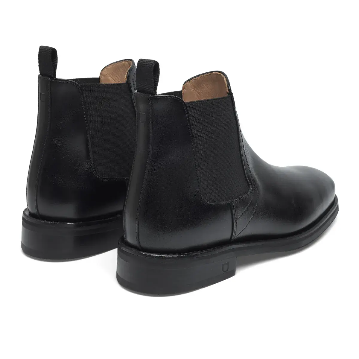 Klassische Chelsea Leder Stiefeletten