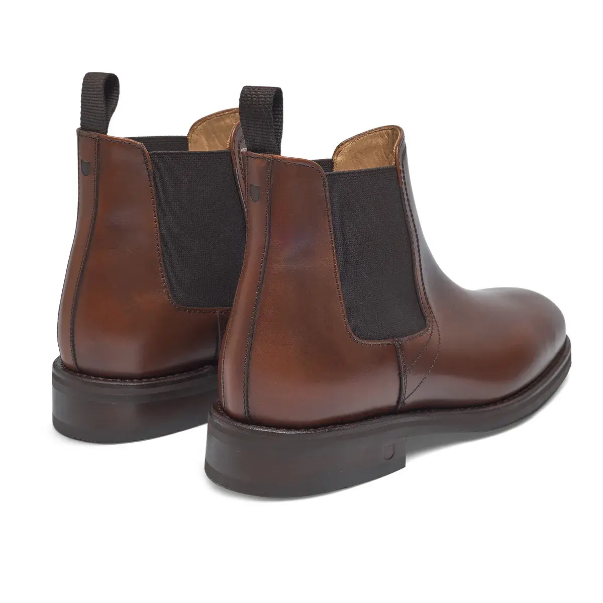 Klassische Chelsea Lederstiefel für Damen