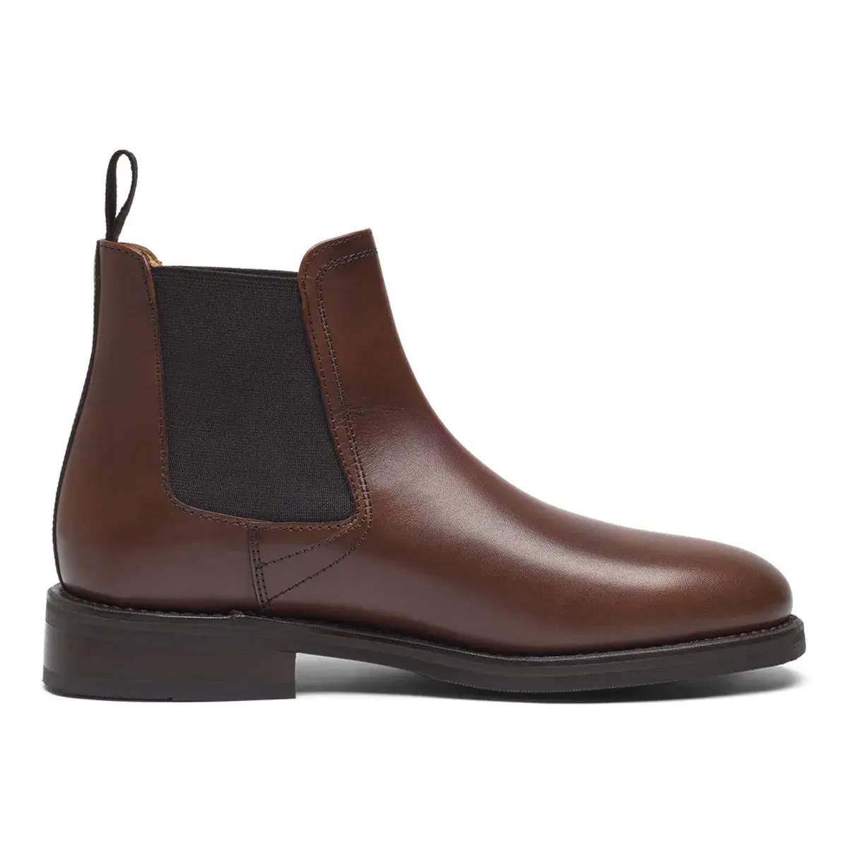 Klassische Chelsea Lederstiefel für Damen