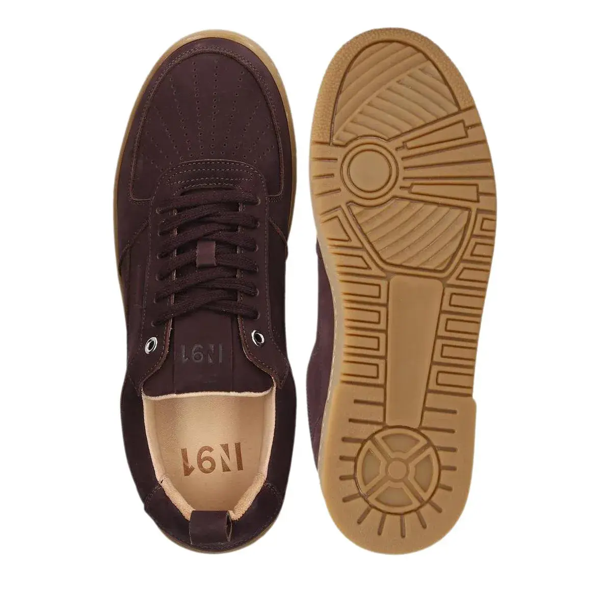 Nubukleder Low-Top Sneaker