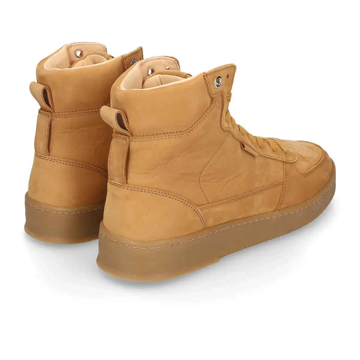 Leder High-Top Basketball-Sneakers