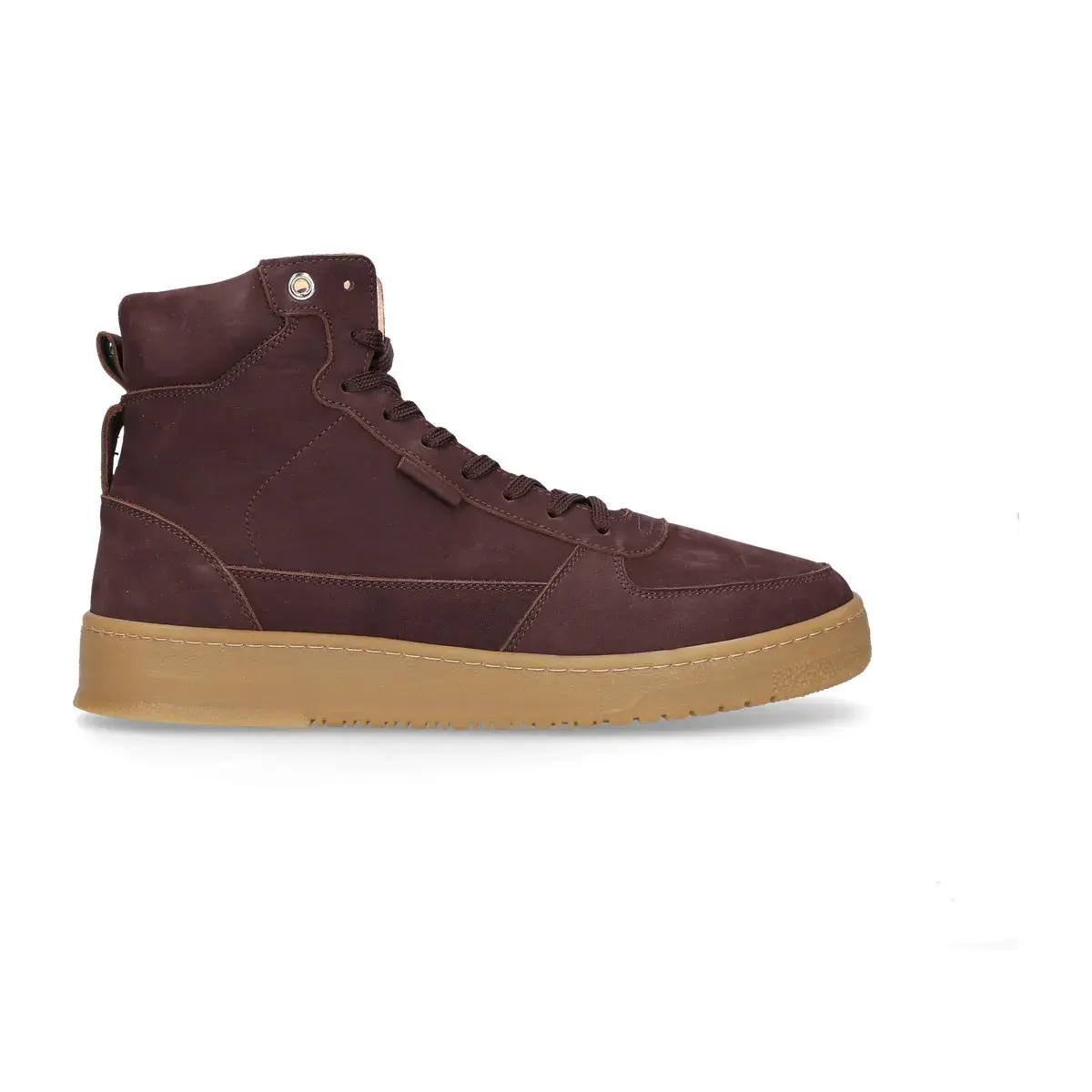 Leder High-Top Mode Sneaker