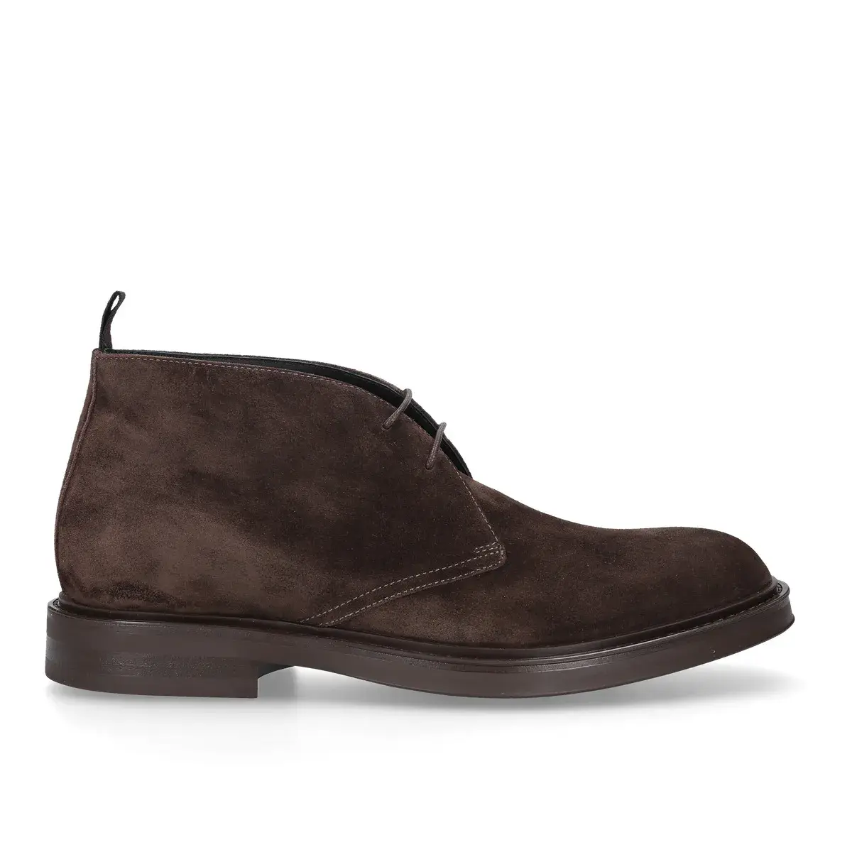 Braune Chukka Boots aus Wildleder