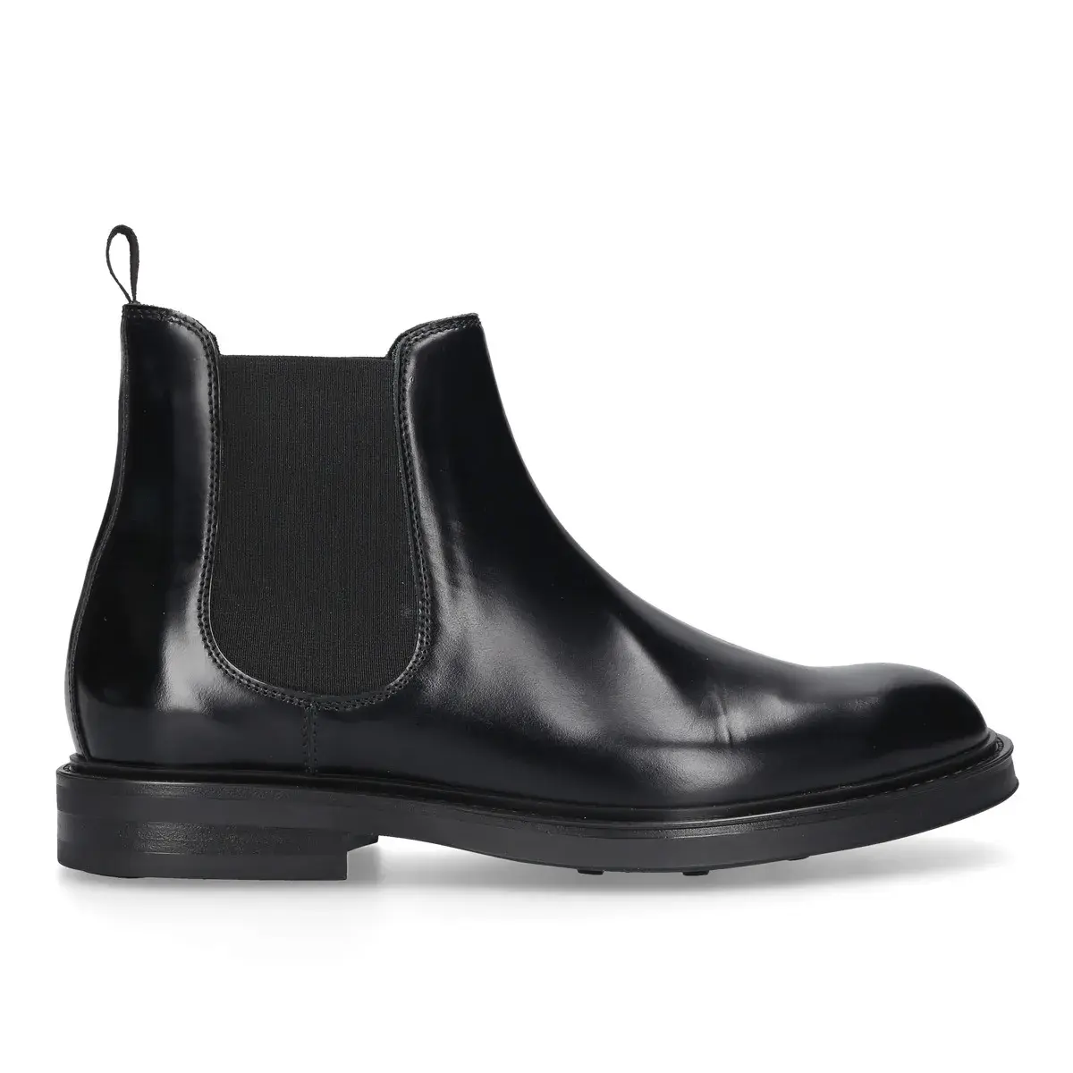 Elegante Schwarze Chelsea Boots aus Leder