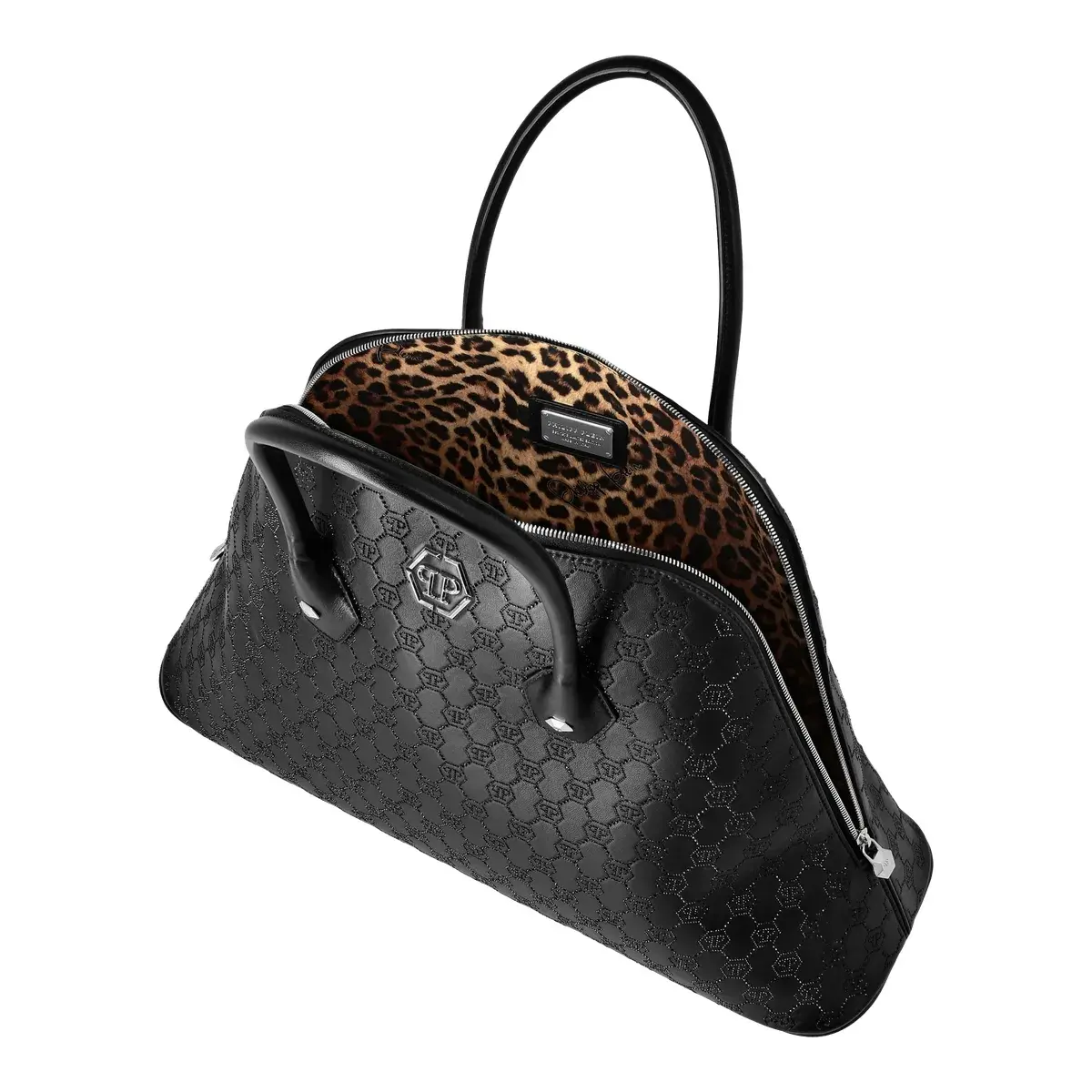 Monogramm Geprägte Hobo Tasche