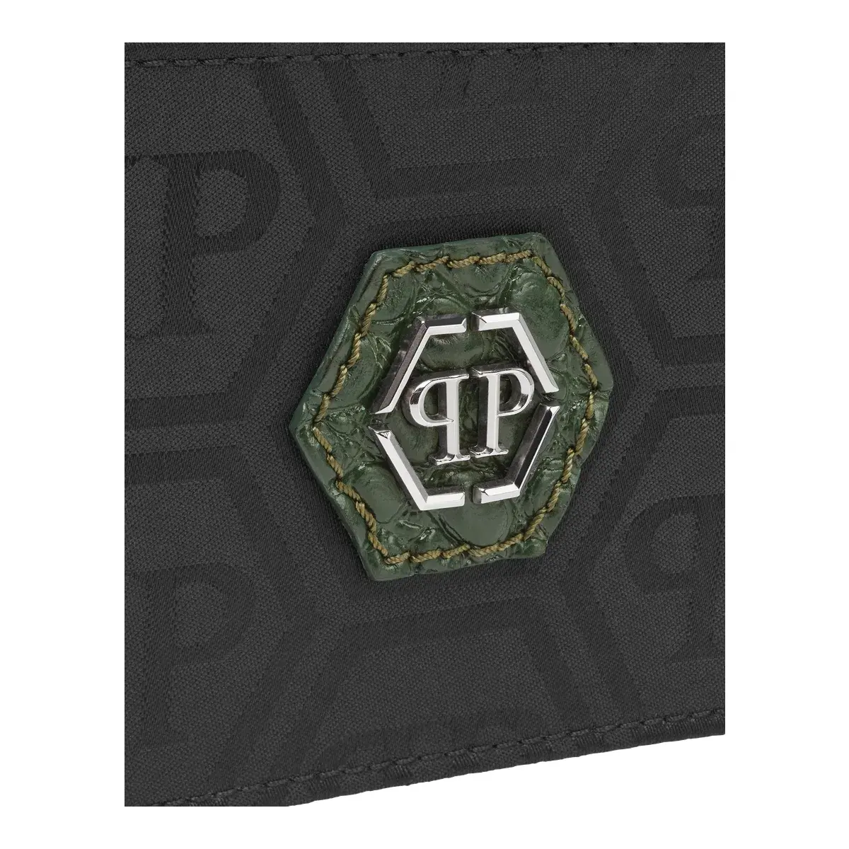 Monogramm Kreditkartenetui aus Leder