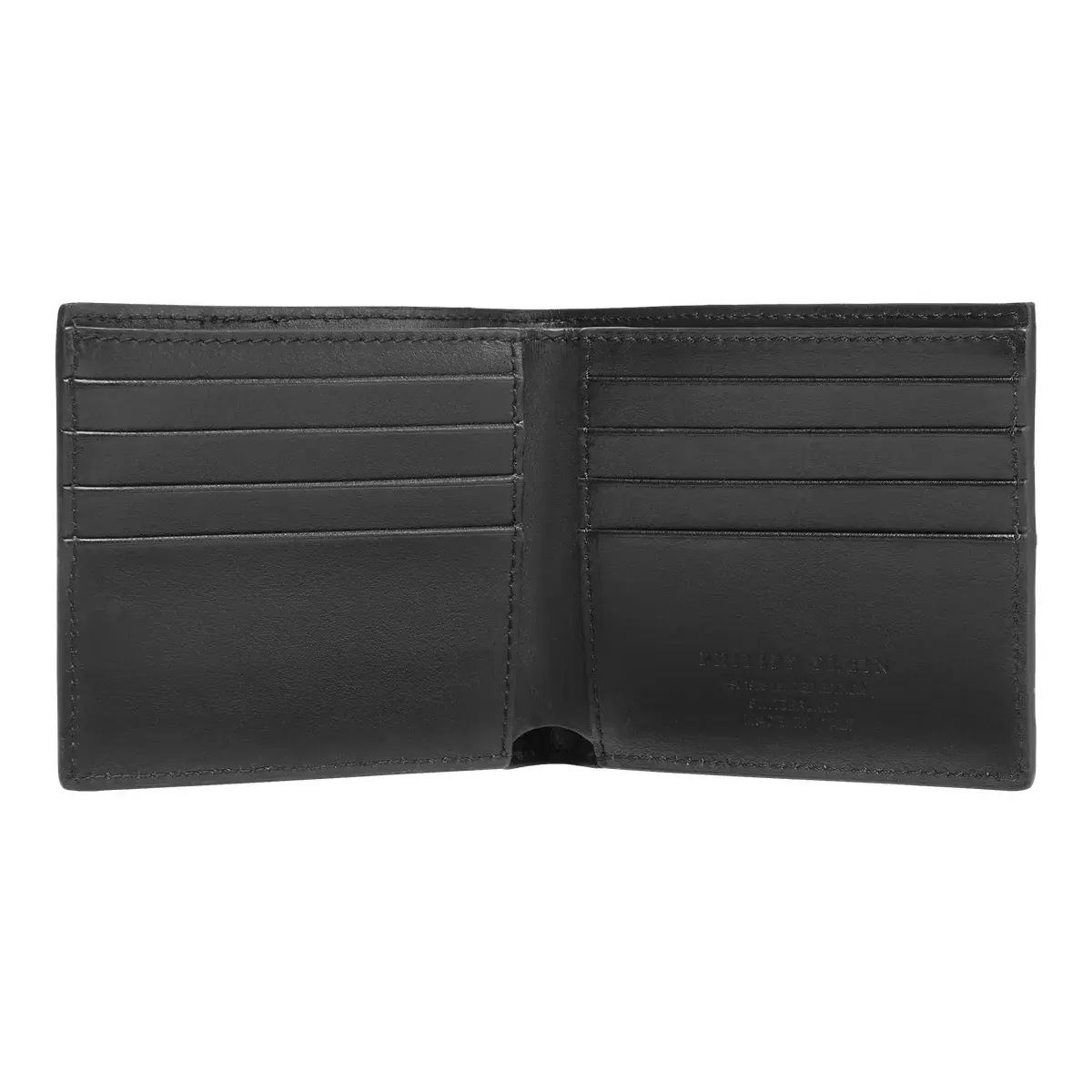 Verziertes Bifold-Portemonnaie aus Leder