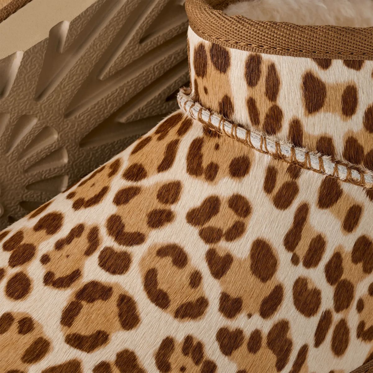 Mini Winterstiefel mit Leopardenmuster